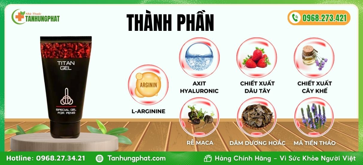 Thành Phần Titan Gel