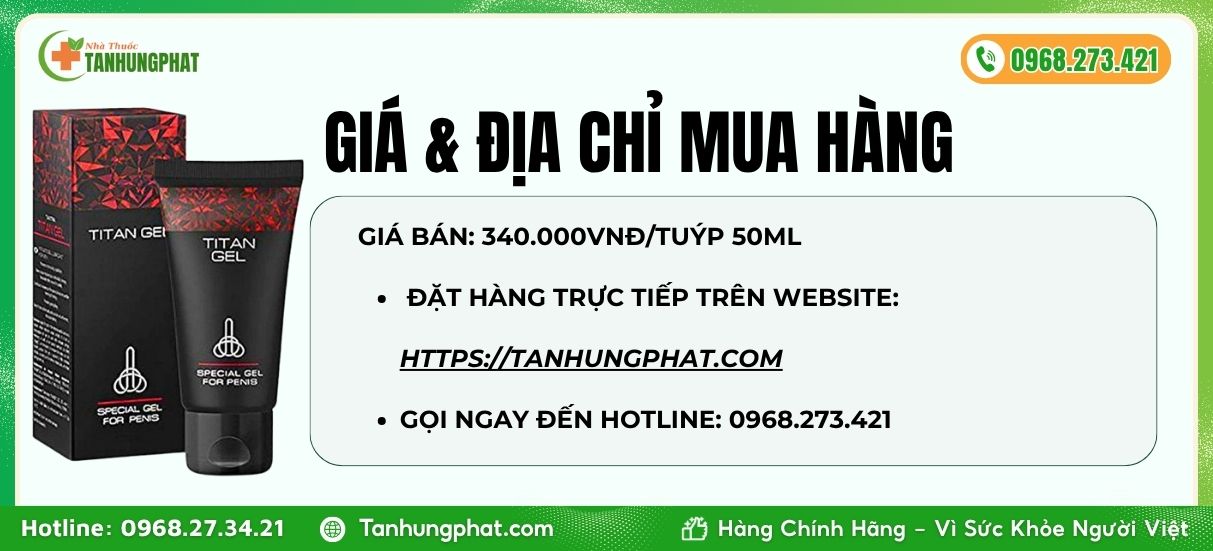 Giá Và Địa Chỉ Mua Titan Gel