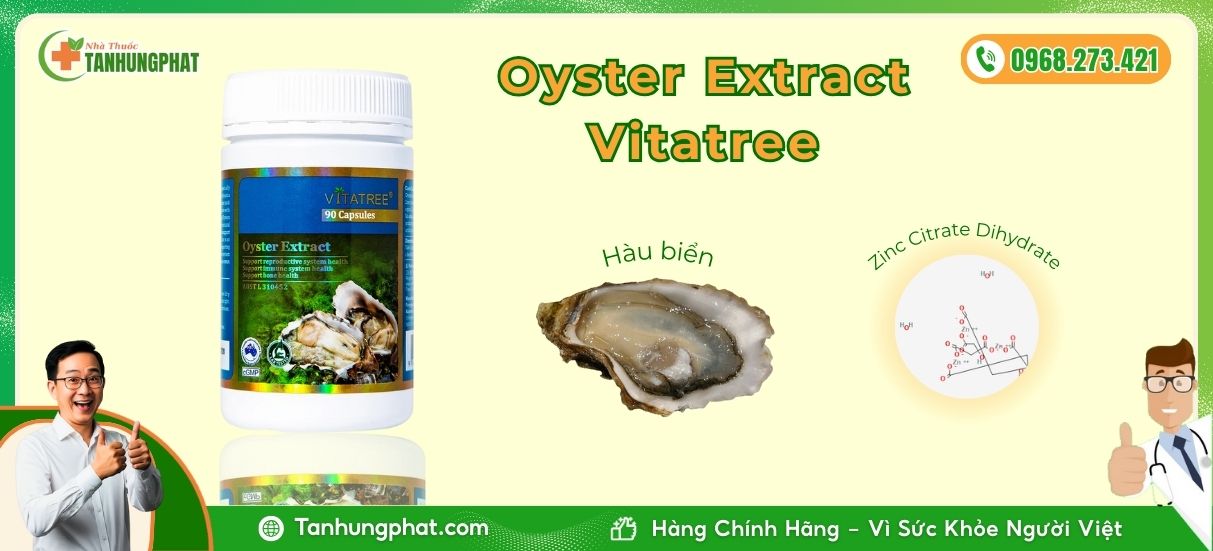 Viên uống Oyster Extract Vitatree