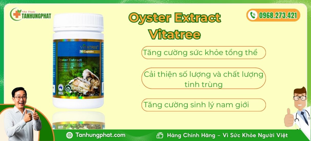 Viên uống Oyster Extract Vitatree