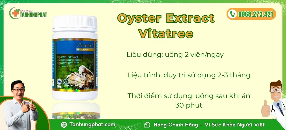 Viên uống Oyster Extract Vitatree