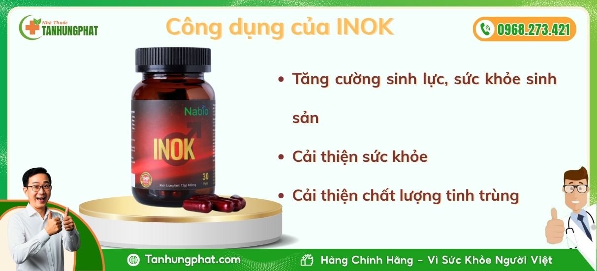 Công dụng của viên uống INOK