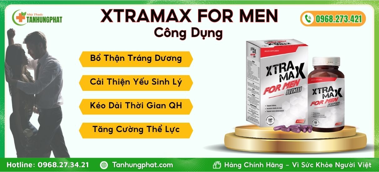 Công Dụng Xtramax For Men