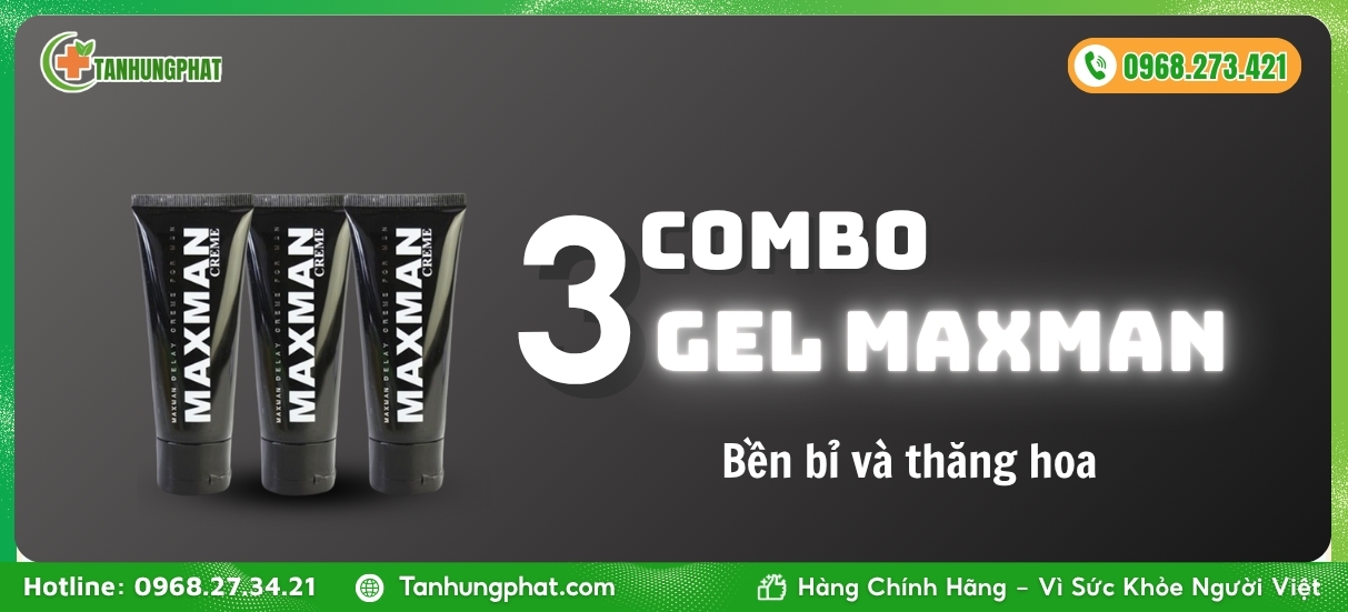 Banner combo 3 Gel Maxman