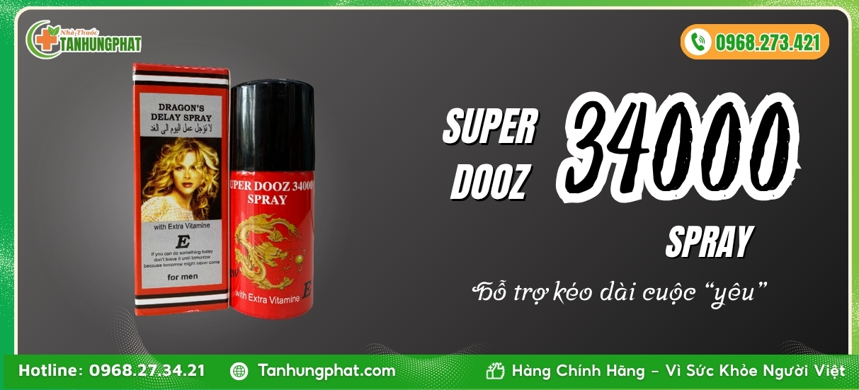Banner sản phẩm Super Dooz 34000 Spray