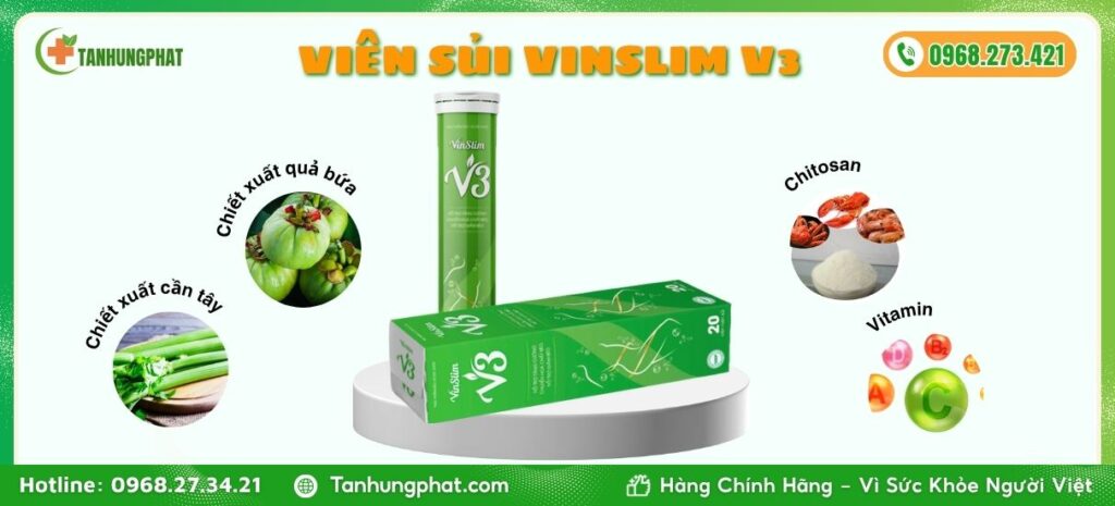 Thành Phần Viên Sủi Vinslim V3
