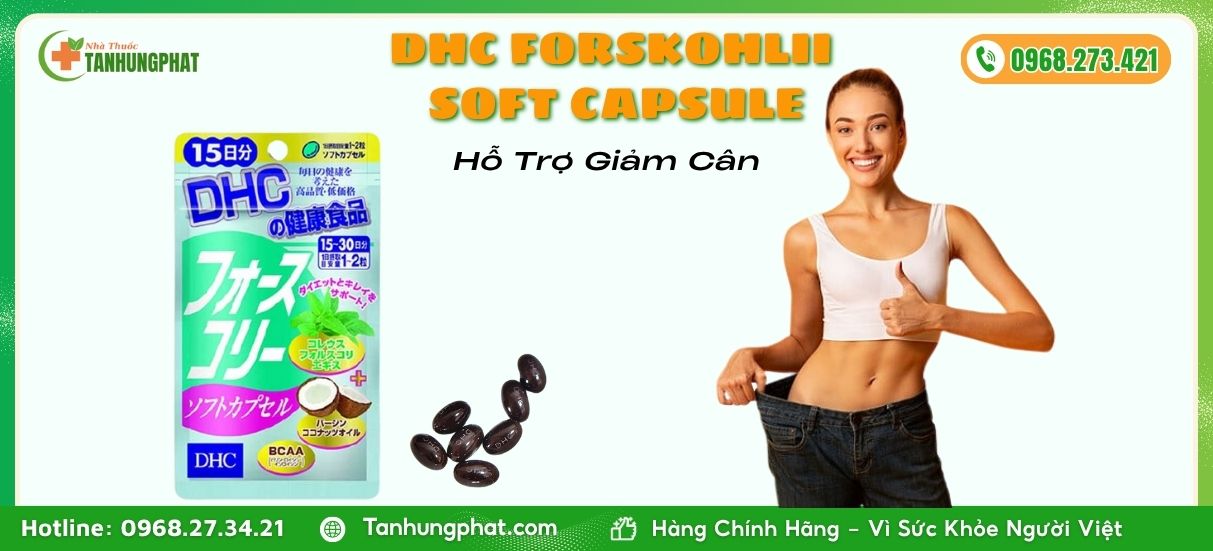 Viên uống DHC Forskohlii Soft Capsule