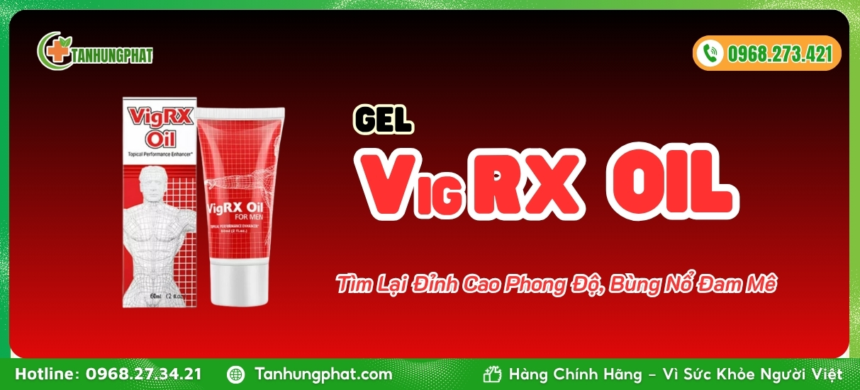 Banner sản phẩm VigRX Oil For Men