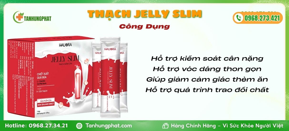 Công Dụng Thạch Giảm Cân Jelly Slim