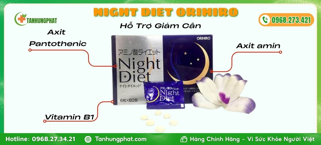 Thành Phần Night Diet Orihiro