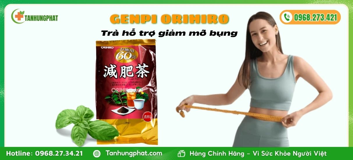 Trà Genpi Orihiro Hỗ Trợ Giảm Cân