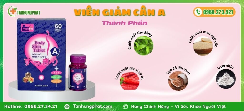 Thành Phần Viên Giảm Cân A