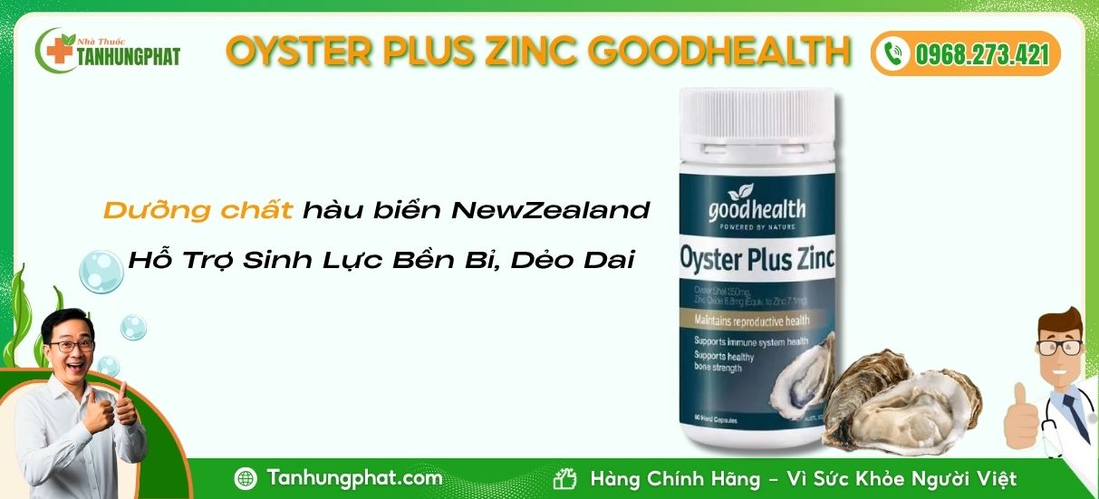 Sản Phẩm Oyster Plus Zinc Goodhealth