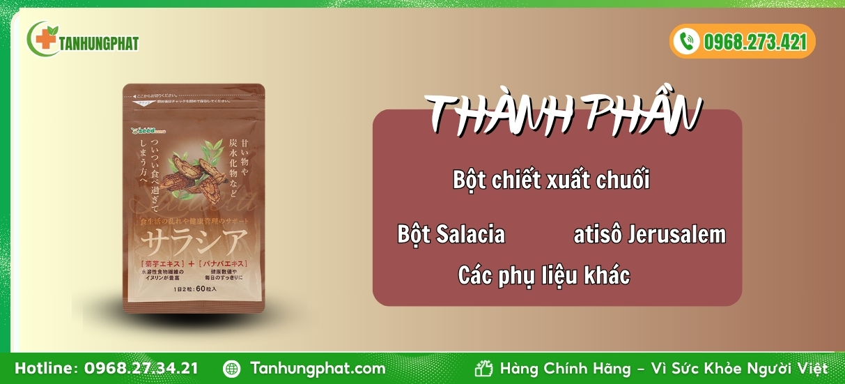 Thành phần của Seedcoms Salacia