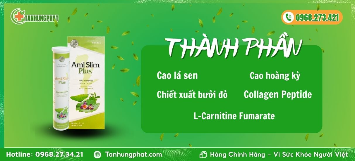 Thành phần của Ami slim plus