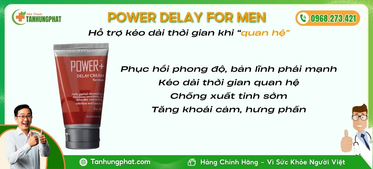 Công Dụng Power Deley Cream