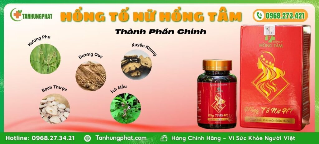 Thành Phần Chính Hồng Tố Nữ Hồng Tâm