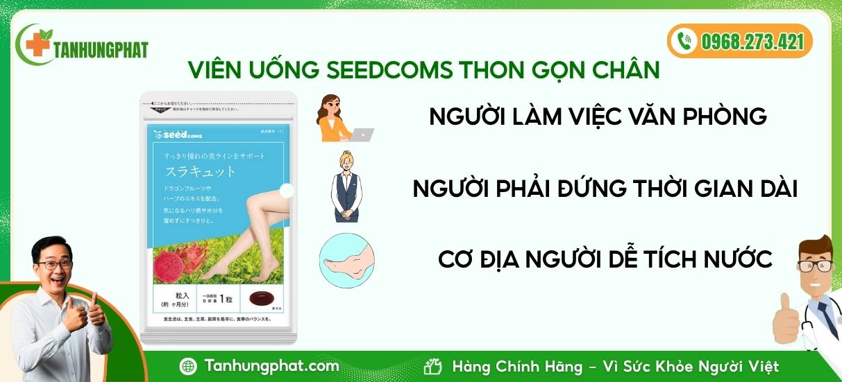 đối tượng Seedcoms viên hỗ trợ thon gọn chân surakyuto