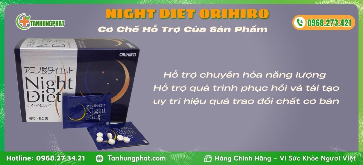 Cơ Chế Hoạt Động Night Diet Orihiro