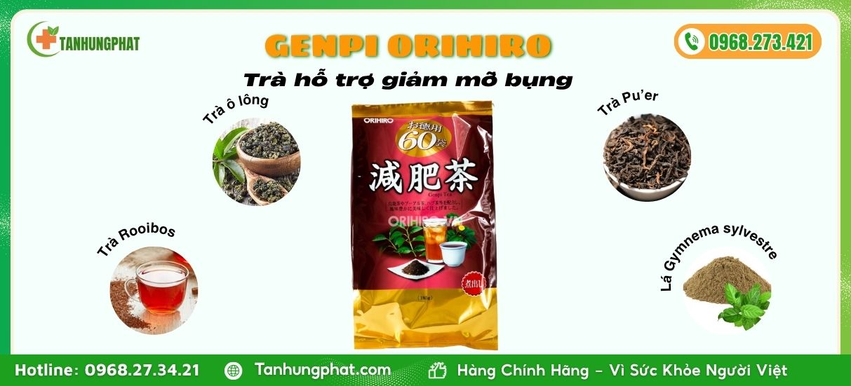 Thành Phần Trà Genpi Orihiro