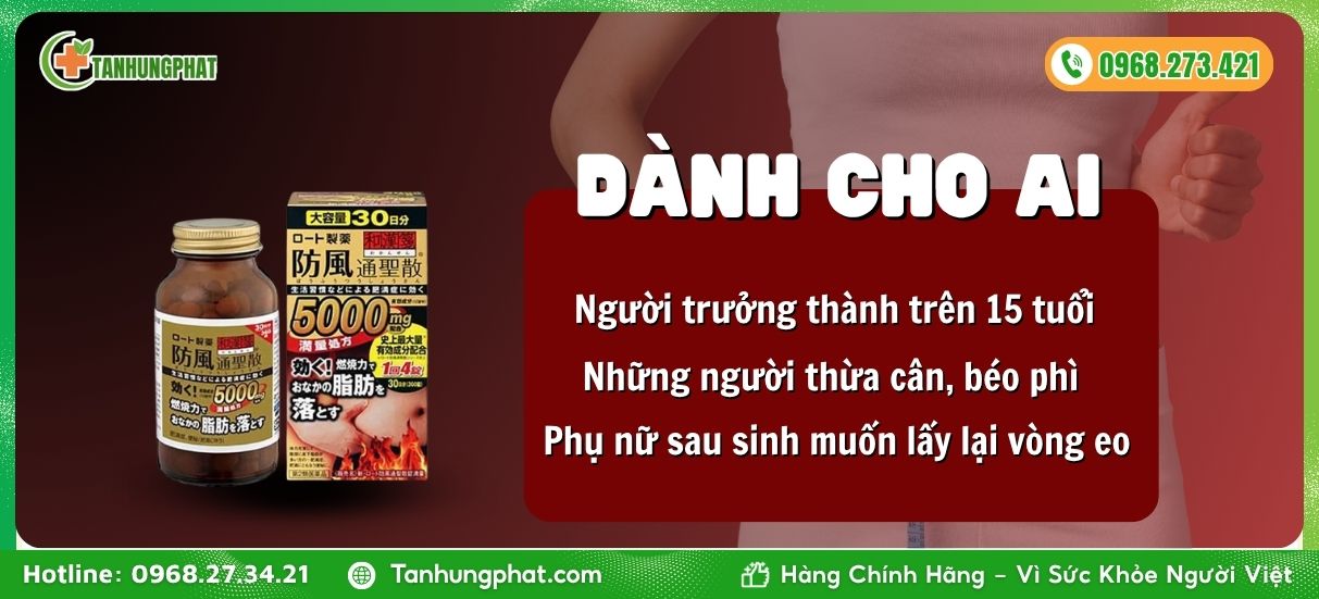 Đối tượng sử dụng Rohto 5000mg