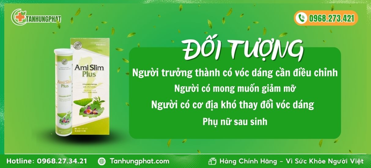 Đối tượng sử dụng của Ami slim plus