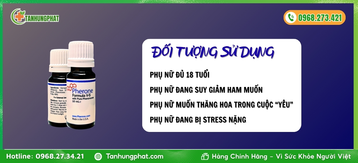 Đối tượng sử dụng của Pherone Formula V-5
