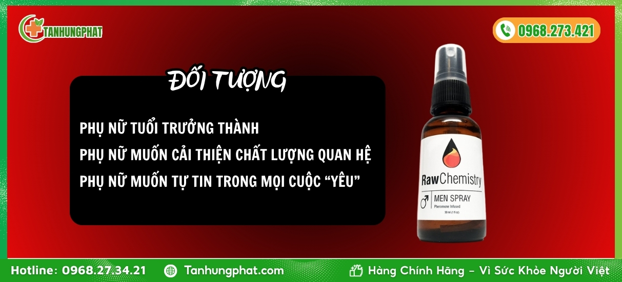 Đối tượng sử dụng của Raw chemistry
