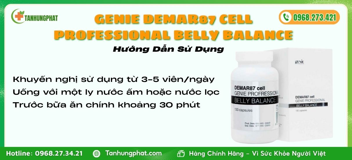 Hướng Dẫn Sử Dụng Genie Demar87 Cell Professional Belly Balance