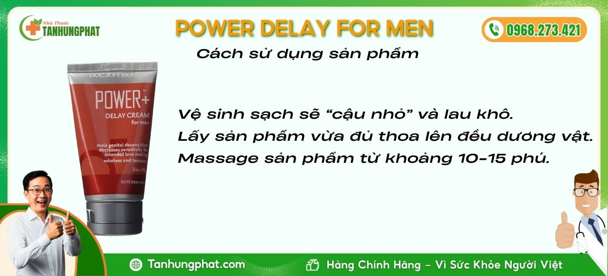 Cách Sử Dụng Power Deley Cream