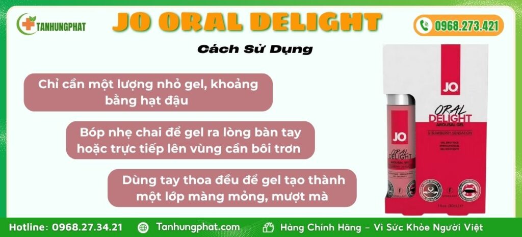 Cách Sử Dụng Jo Oral Delight