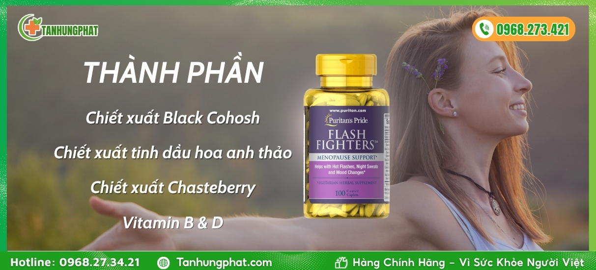 Thành phần Puritan's Pride Flash Fighters