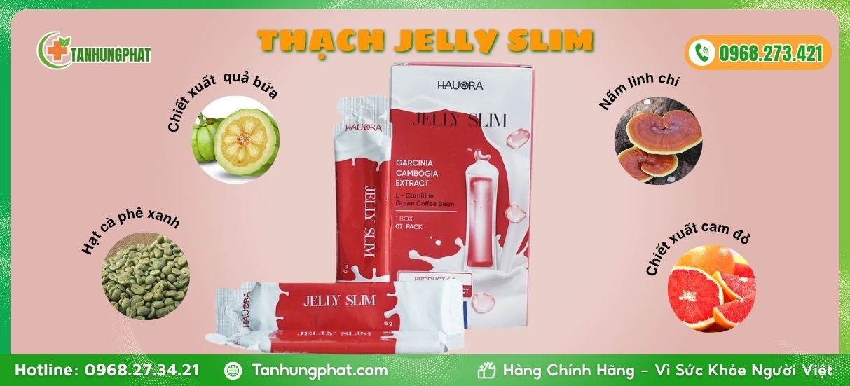 Thành Phần Thạch Giảm Cân Jelly Slim