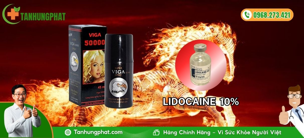 thành phần super viga men xịt chống xuất tính sớm