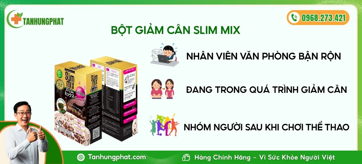 đối tượng dùng slim mix