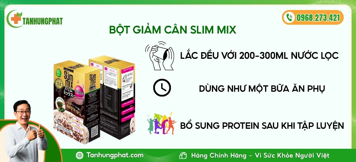 Hướng dẫn sử dụng slim mix