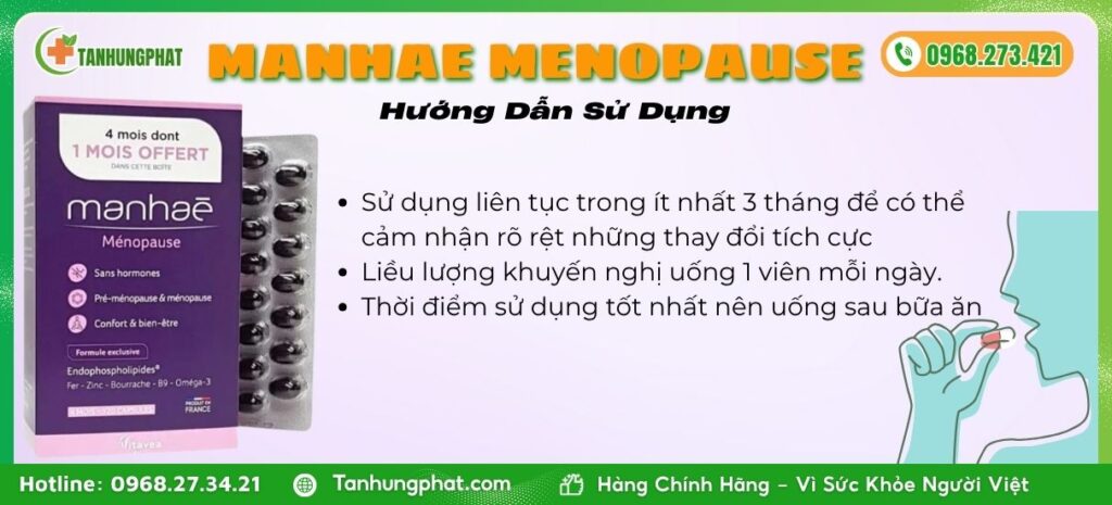 Hướng Dẫn Sử Dụng Manhae Menopause