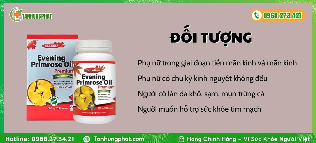 Đối tượng David Health Evening Primrose Oil