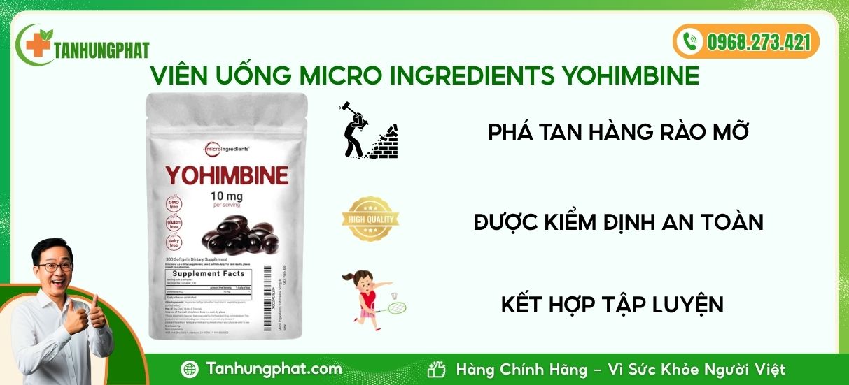 kiểm chứng Micro Ingredients Yohimbine