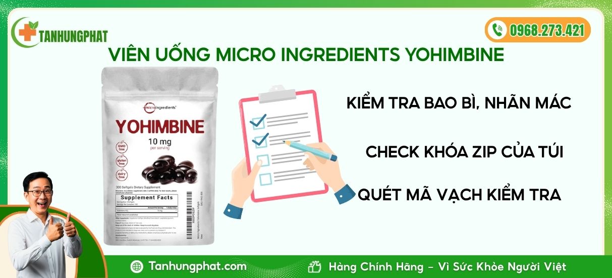 kiem tra san pham Micro Ingredients Yohimbine