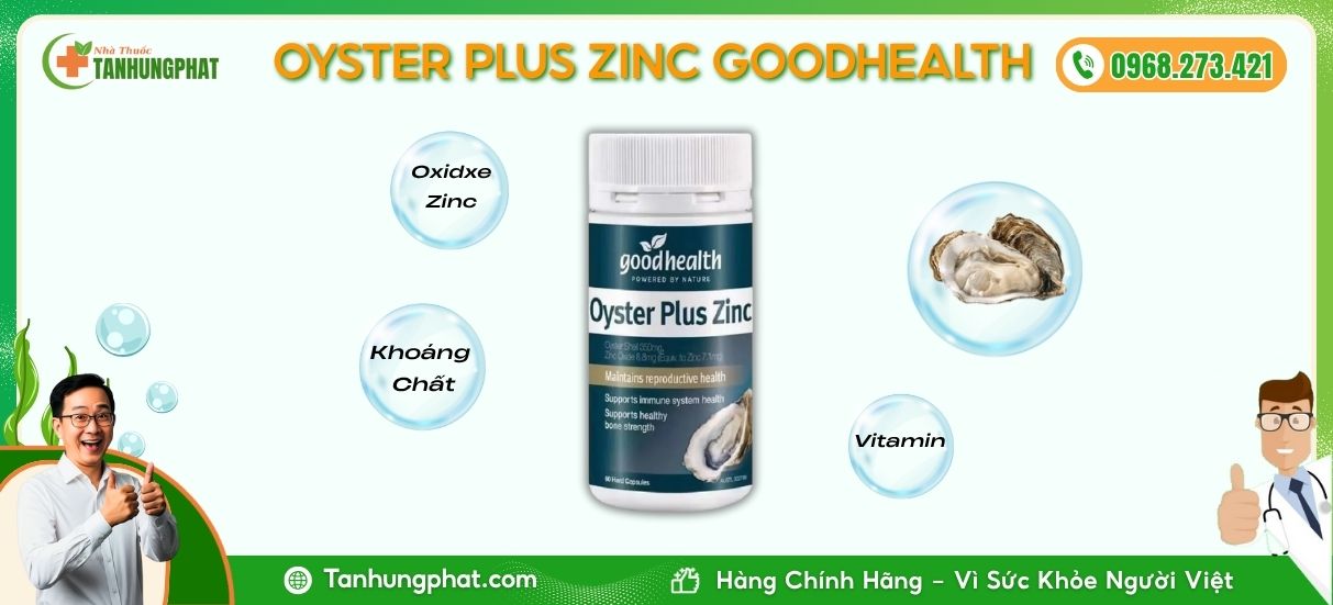 Thành Phần Oyster Plus Zinc Goodhealth