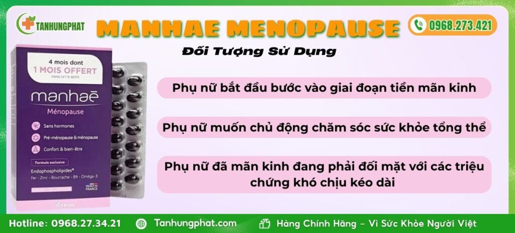Đối Tượng Sử Dụng Manhae Menopause