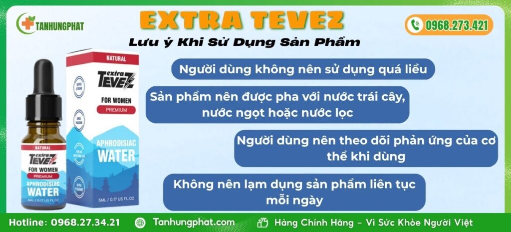 Lưu ý Khi Sử Dụng Extra Tevez
