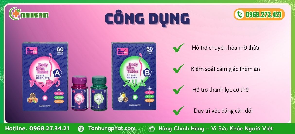 Công dụng của sản phẩm AB Nhật Bản