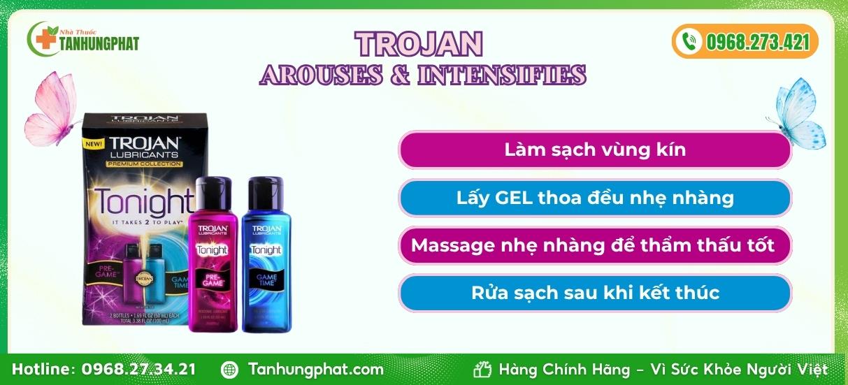 cách-dung-Trojan-Lubricants-Tonight