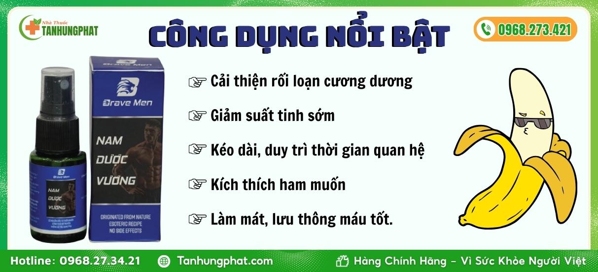 Công dụng chính của Nam Dược Vương