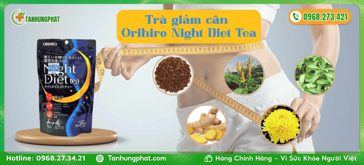 Ảnh giới thiệu Orihiro Night Diet Tea