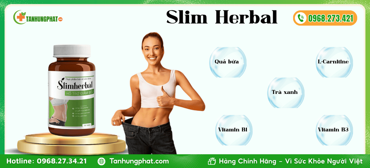 Ảnh giới thiệu viên uống giảm cân Slim Herbal