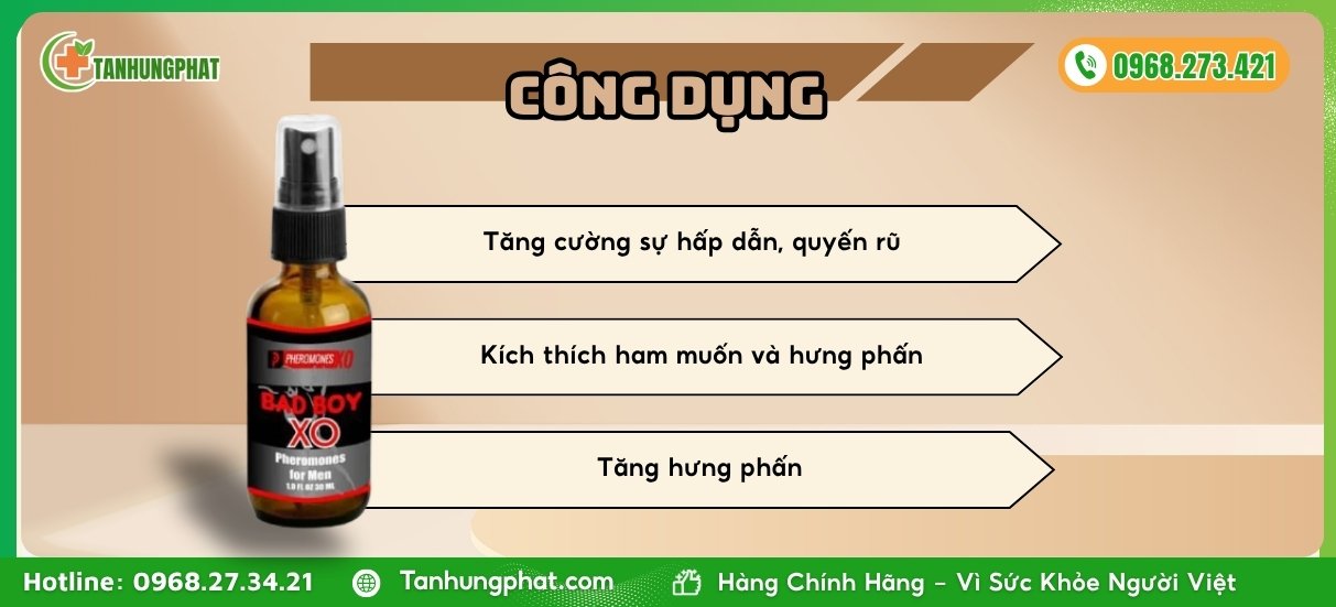 Công dụng chính của
Bad Boy MS012 