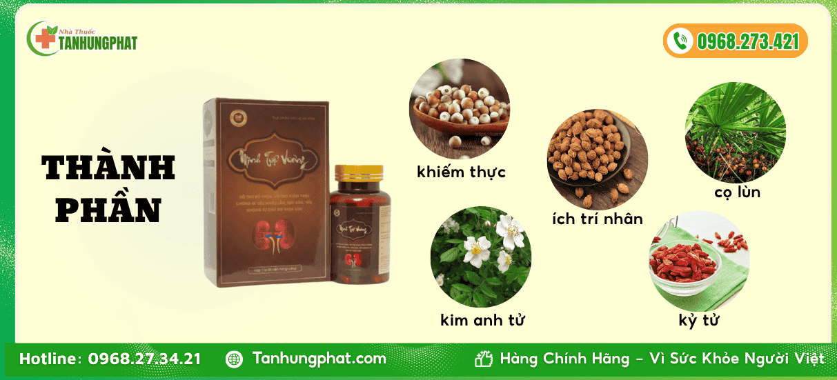 Thành phần của sản phẩm Minh Tuệ Vương